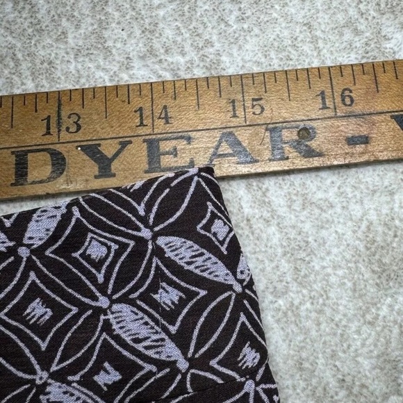 New 100% silk vintage Valerie Stevens skirt size 10 29”beading boho pattern - Picture 7 of 8